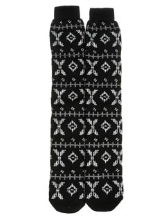 Topshop SNO Jaquard Ski Socks