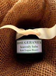 Kate Logan rose geranium heavnely balm