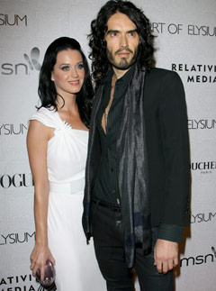 Katy Perry and Russell Brand - Celebrity News - Marie Claire