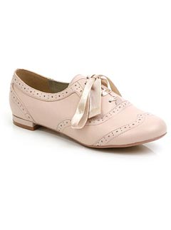 Faith baby pink brogues