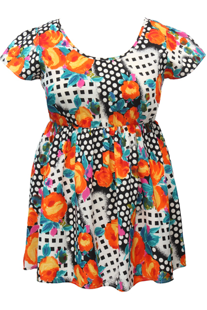 Asos flower and spot dress BIG