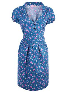 Trollied Dolly Floral Tea Dress