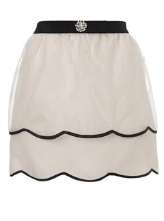 New Look Silk Bow Skirt