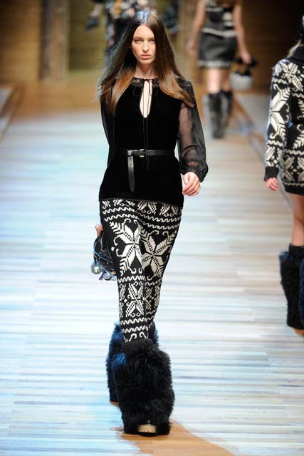 D&G Autumn/Winter 2010, Milan Fashion Week