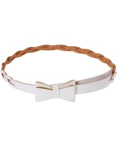 Oliver Bonas White Marissa Belt