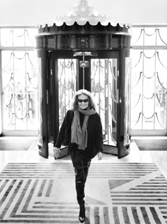 Diane Von Furstenberg at Claridges