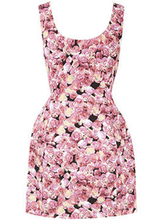 Oasis Floral Lantern Dress
