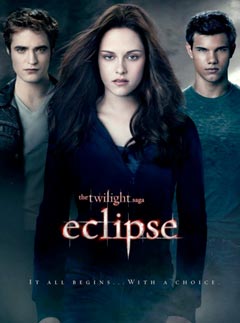 NEW Twilight Eclipe Poster - Robert Pattinson, Kristen Stewart, Taylor Lautner