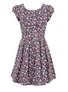 Peacocks floral dress