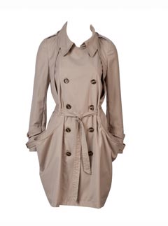 Louche Drape Pocket Trench Coat