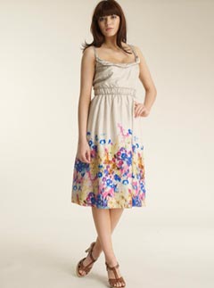 Jigsaw Secret Garden Border Dress