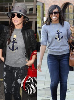 Cheryl Cole and Alexandra Burkle - Who wore it best?