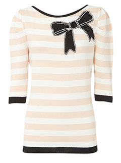 Oasis stripe and bow Intarsia top - Fashion Buy of the Day - Marie Claire