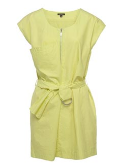 Full Circle lemon yellow dress