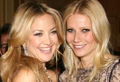 Gwyneth Paltrow and Kate Hudson at the Chopard 150 Anniversary party