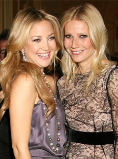 Gwyneth Paltrow and Kate Hudson at the Chopard 150 Anniversary party