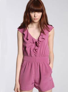 Pins & Needles Ruffle Front Playsuit