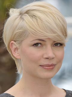 Michelle Williams shows off new platinum crop at the Cannes Film Festival 2010