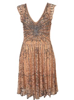 Topshop Cascade Jewel Dress