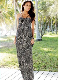 Next Black And White Print Maxi Dress