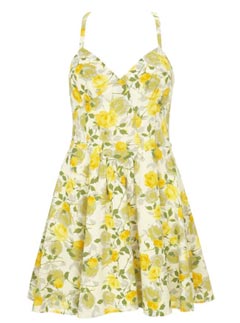 Warehouse rose bud dress