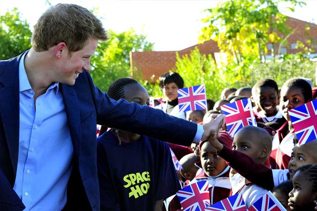 Prince Harry and Prince William in South Africa