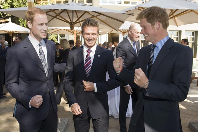 Prince Harry and Prince William in South Africa