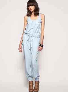 ASOS Chiffon Back Tencil Jumpsuit
