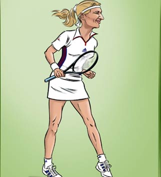 Steffi Graf - Wimbledon by James Husbands - Marie Claire