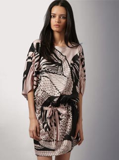 FIN Oslo for ASOS Tie Waist Dress