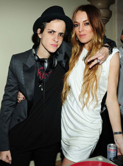 Sam Ronson reaches out to Lindsay Lohan in her hour of need - Celebrity news, Marie Claire
