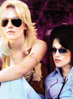 The Runaways poster - Kristen Stewart - Dakota Fanning - Twilight - Eclipse - Celebrity News - Marie Claire