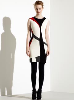 Karen Millen modern colour-block dress