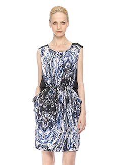 Whistles Lala Marble Print Dress