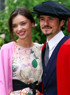 Orlando Bloom and Miranda Kerr - married - wedding - pics