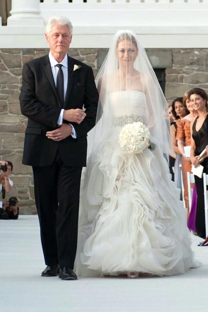 Chelsea Clinton and Bill Clinton - Chelsea Clinton wedding photos