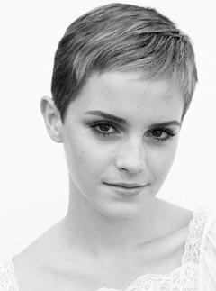 Emma Watson shows off new short pixie haircut
