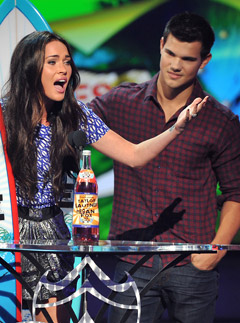 Megan Fox and Taylor Lautner