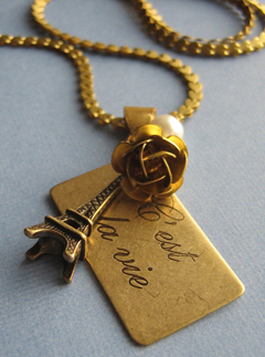 Eclectic Eccentricity C'est La Vie necklace - Fashion Buy of the Day, Marie Claire