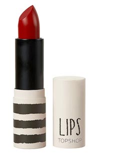 Topshop Daredevil red lipstick