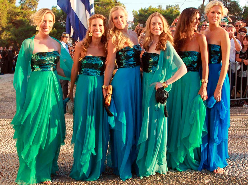 Bridesmaids-Greek-Royal-Wedding-Wedding Photos-25 August 2010
