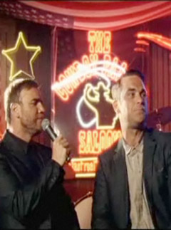 Robbie Williams and Gary Barlow - Robbie Williams and Gary Barlow Shame - Shame - Take That - Celebrity News - Marie Claire