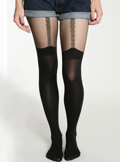 House of Holland for Pretty Polly Chain Suspender tights - Fashion Buy of the Day, Marie Claire