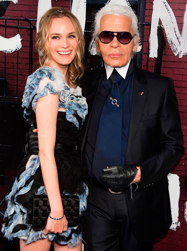 Diane-Kruger-and-Karl-Lagerfeld-Chanel Boutique Opening Party-New York Fashion Week Spring Summer 2011-9 September 2010