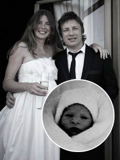 Jamie Oliver and Jools Oliver's new baby-Finally a boy for Jamie Oliver