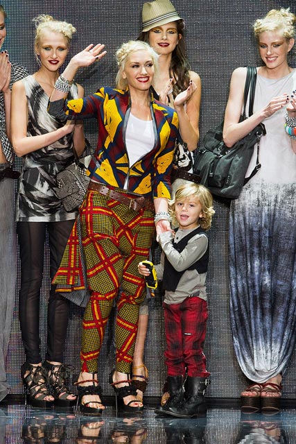 Gwen Stefani at LAMB show during New York Fashion Week