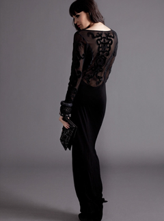 Miss Selfridge black flocked burnout maxi - Fashion Buy of the Day, Marie Claire