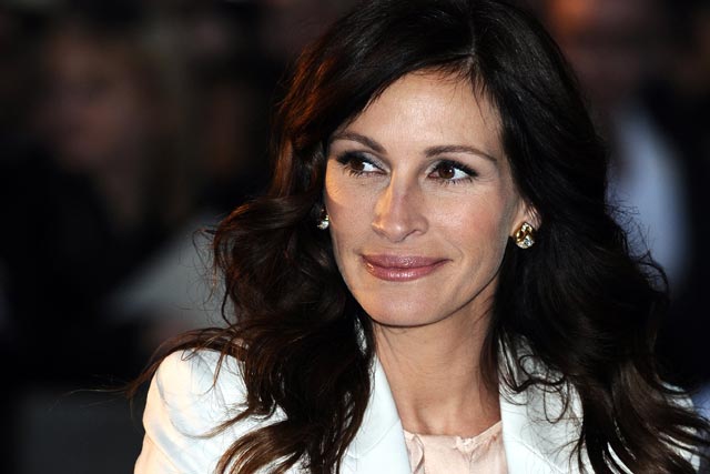 Julia Roberts at the London premiere of Eay Pray Love