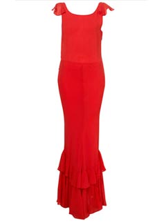 Kate Moss for Topshop Iconic Flutter Sleeve Maxi Dress