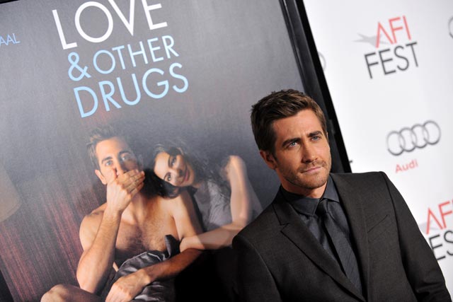 Jake Gyllenhaal at the Love and Other Drugs premiere in LA